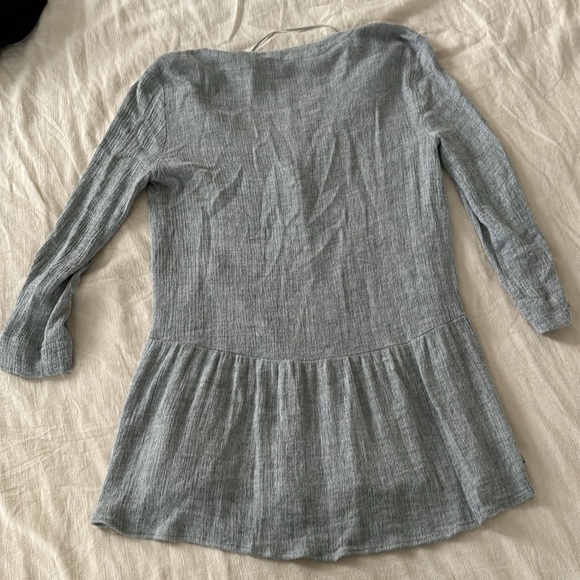 ZARA Peplum Button Down Tunic - Picture 3 of 3